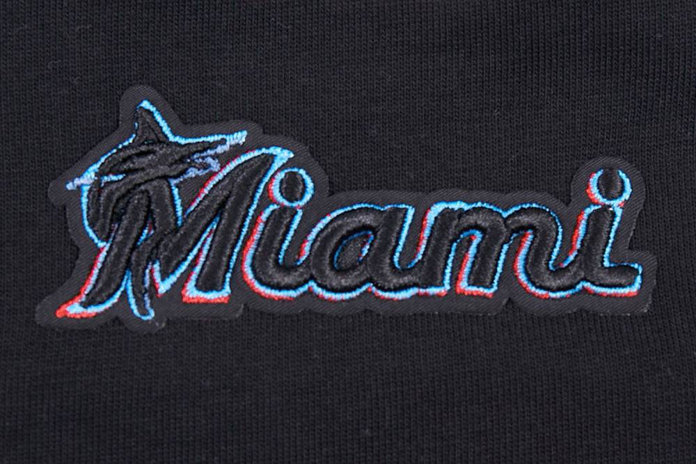 TOP BOYFRIEND MLB MIAMI MARLINS SCRIPT TAIL PARA MUJER (NEGRO)