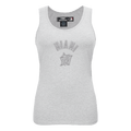 MLB MIAMI MARLINS TRIPLE TONAL RELAXED FIT WOMEN'S RACERBACK (HEATHER GREY)