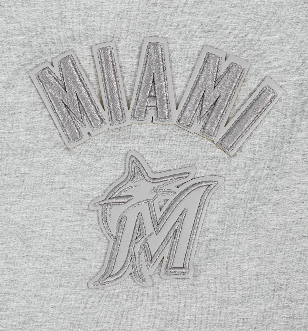 MLB MIAMI MARLINS TRIPLE TONAL RELAXED FIT WOMEN'S RACERBACK (HEATHER GREY)