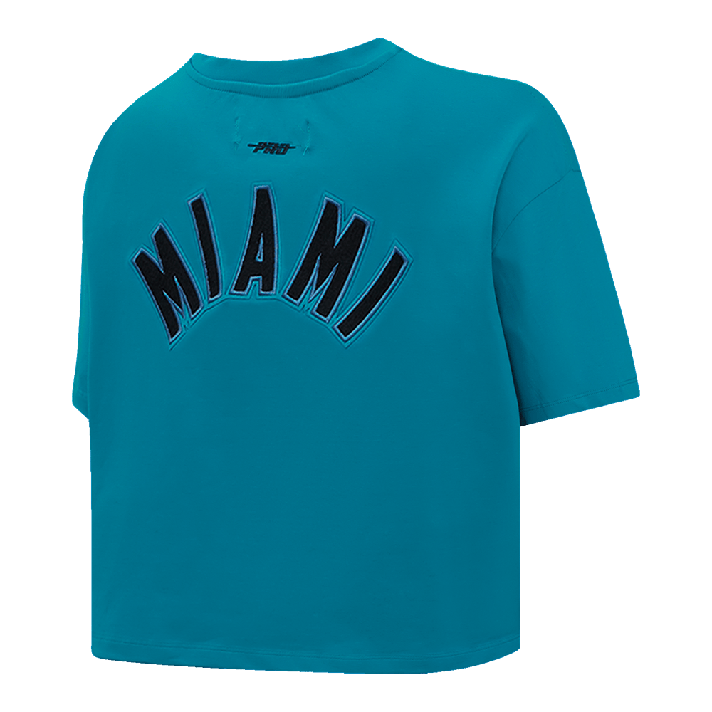 MLB MIAMI MARLINS CLASSIC SINGLE JERSEY BOXY TEE (TEAL)