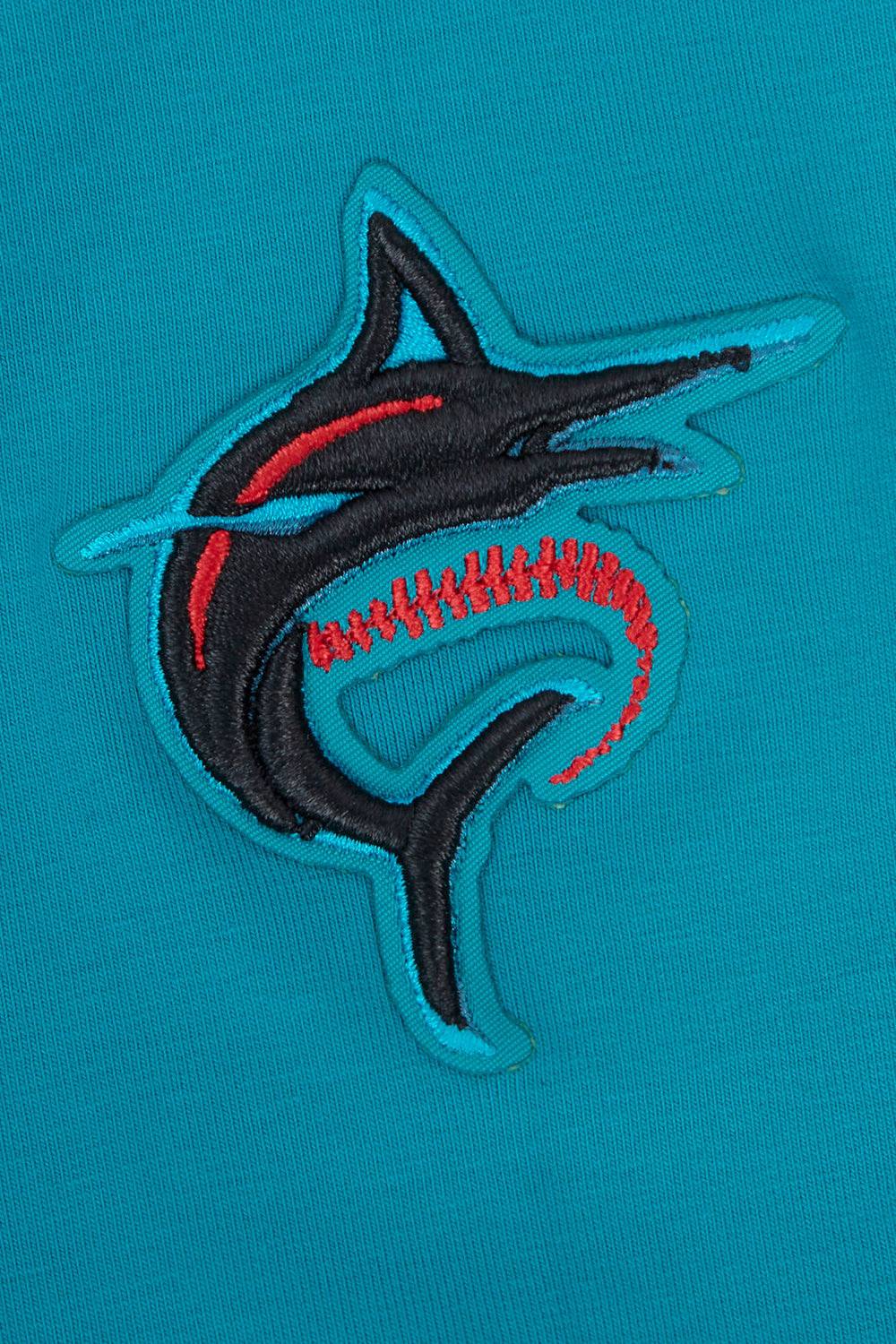 MLB MIAMI MARLINS CLASSIC SINGLE JERSEY BOXY TEE (TEAL)