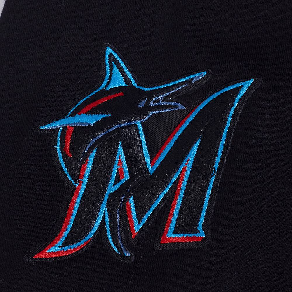 MLB MIAMI MARLINS CLASSIC SINGLE JERSEY SLIM FIT TEE (BLACK)