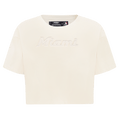 MLB MIAMI MARLINS NEUTRAL WOMEN'S BOXY TOP (EGGSHELL)