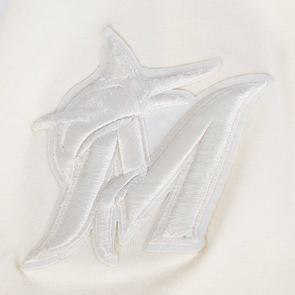 MLB MIAMI MARLINS NEUTRAL WOMEN'S BOXY TOP (EGGSHELL)
