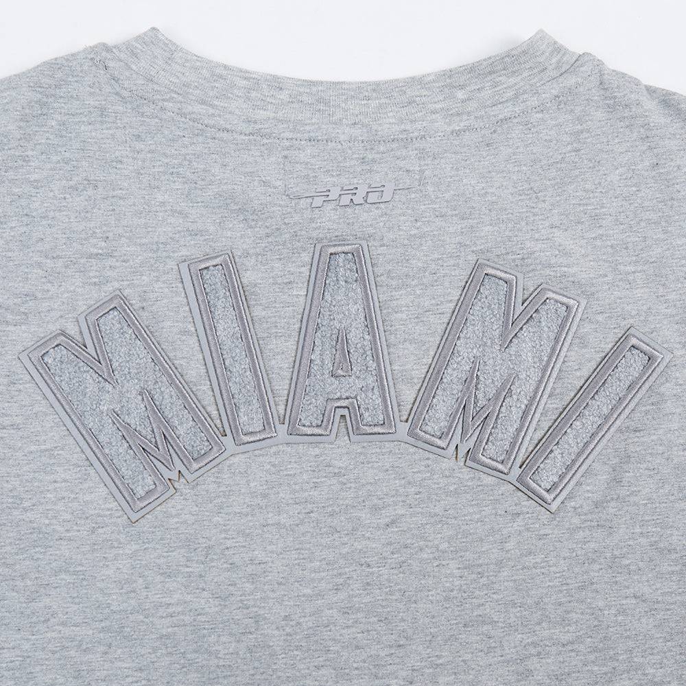 MLB MIAMI MARLINS TRIPLE TONAL BODYCON WOMEN'S DRESS (HEATHER GREY)