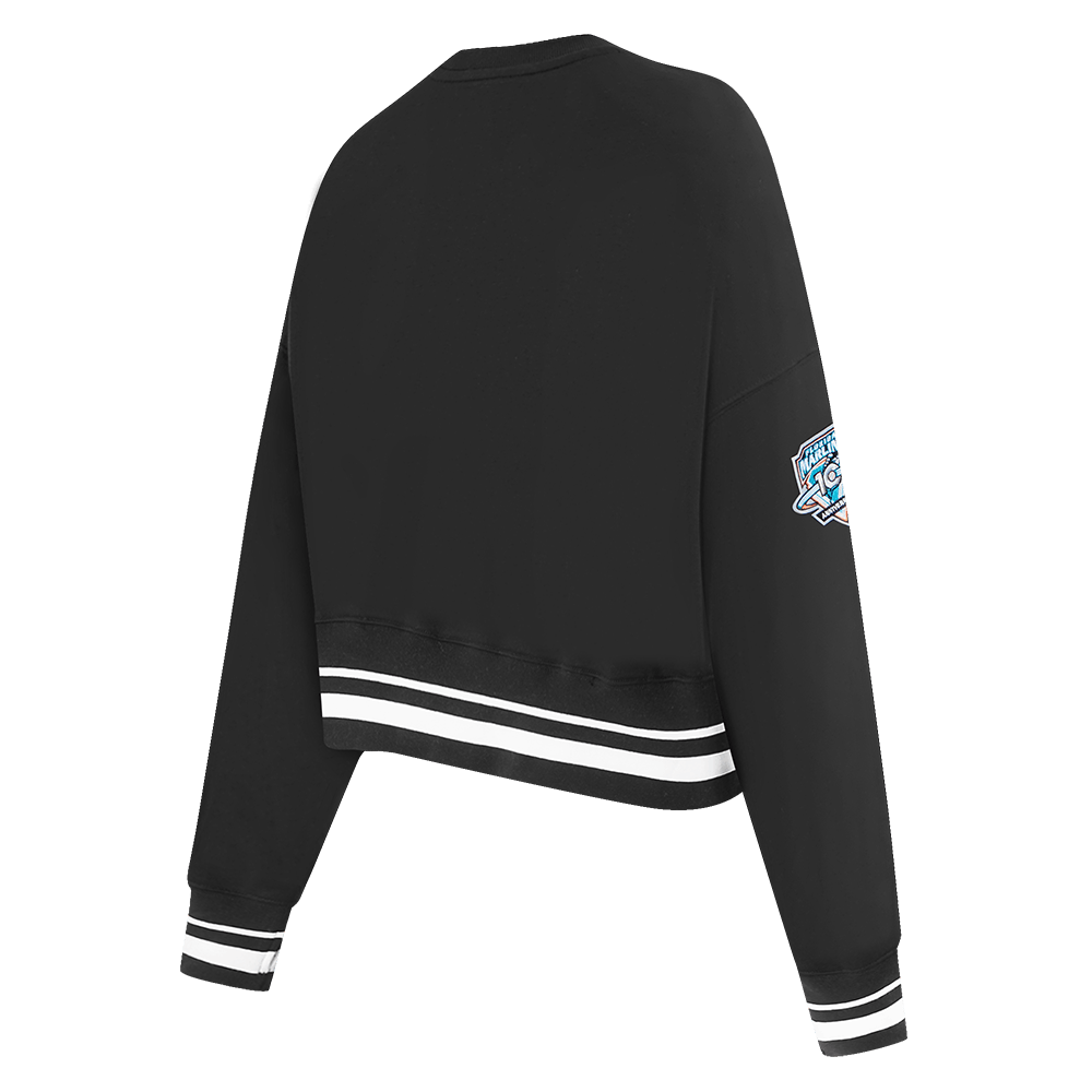 MLB FLORIDA MARLINS RETRO CLASSIC WOMEN'S CREWNECK (BLACK)