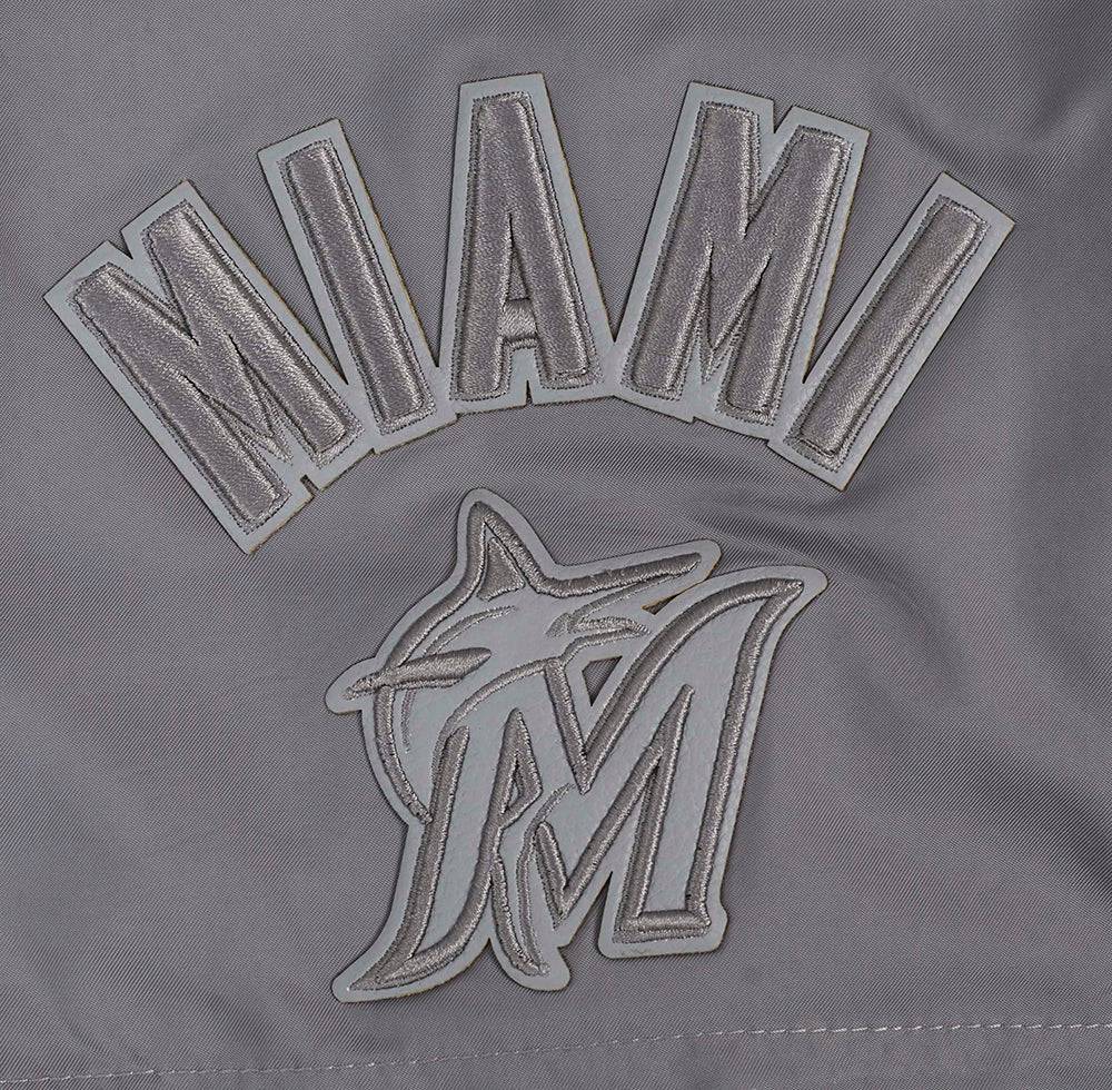 MLB MIAMI MARLINS TRIPLE TONAL W WOVEN WOMEN'S SHORT (GRAY)