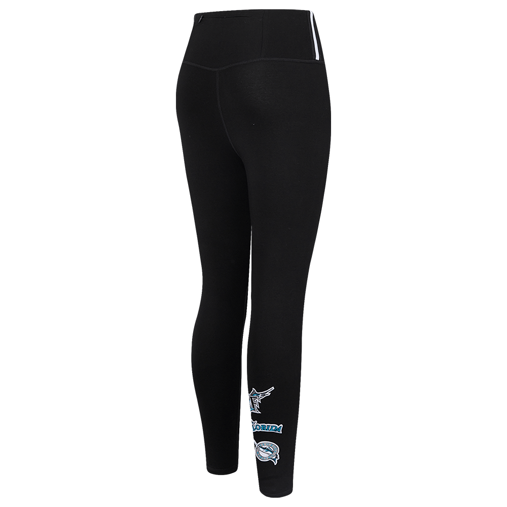 MLB FLORIDA MARLINS RETRO CLASSIC WOMEN'S JERSEY LEGGING (BLACK)
