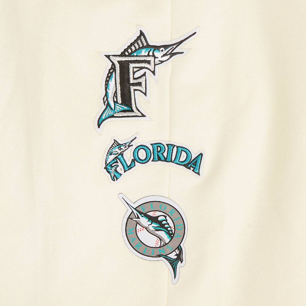 MLB FLORIDA MARLINS RETRO CLASSIC WOMEN'S SWEATPANT (EGGSHELL/ BLACK)