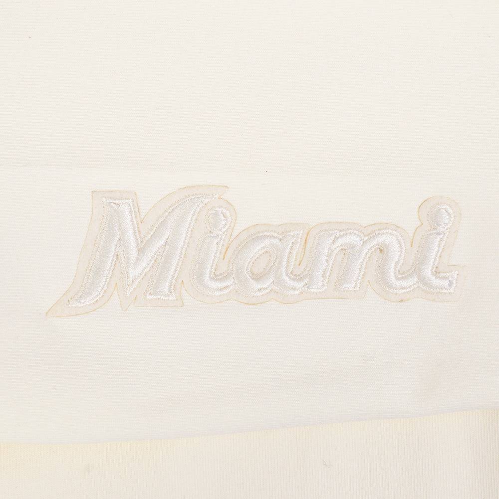 MLB MIAMI MARLINS NEUTRAL WOMEN'S JERSEY LEGGING (EGGSHELL)