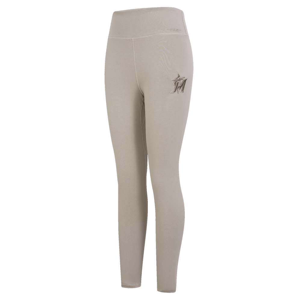 MLB MIAMI MARLINS NEUTRAL WOMEN'S JERSEY LEGGING (TAUPE)