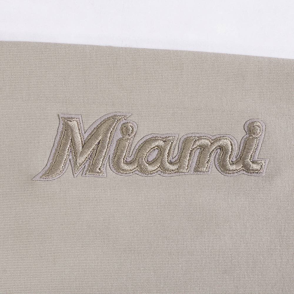 MLB MIAMI MARLINS NEUTRAL WOMEN'S JERSEY LEGGING (TAUPE)