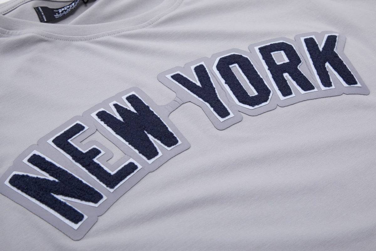 MLB NEW YORK YANKEES CLASSIC CHENILLE MEN'S TOP (GRAY)