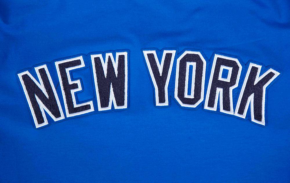 MLB NEW YORK YANKEES CLÁSICO DE CHENILLA PARA HOMBRE   TOP (AZUL REAL)