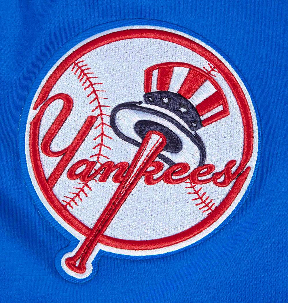 MLB NEW YORK YANKEES CLÁSICO DE CHENILLA PARA HOMBRE   TOP (AZUL REAL)