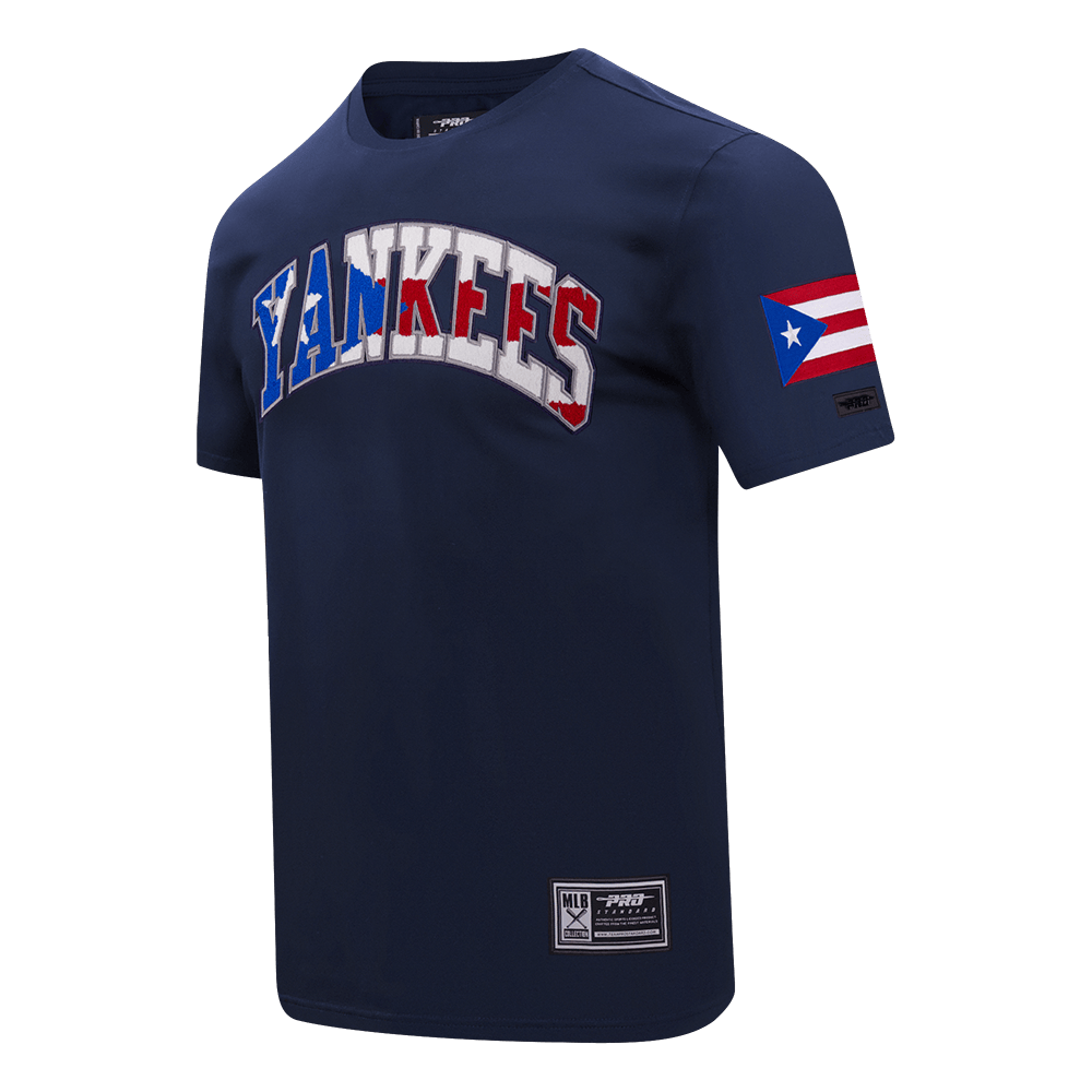 TOP PARA HOMBRE MLB NEW YORK YANKEES PUERTO RICO WORDMARK (AZUL MARINO NOCHE)