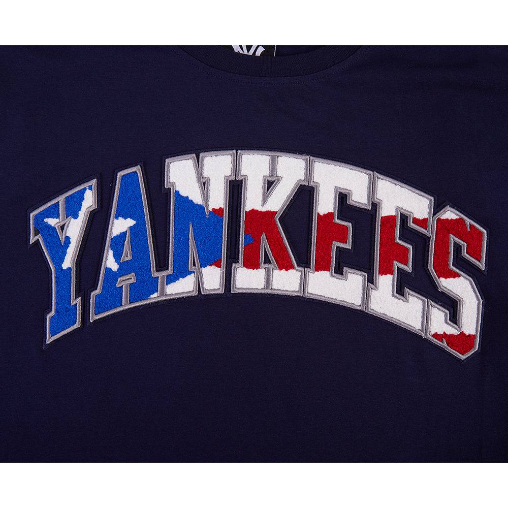 TOP PARA HOMBRE MLB NEW YORK YANKEES PUERTO RICO WORDMARK (AZUL MARINO NOCHE)