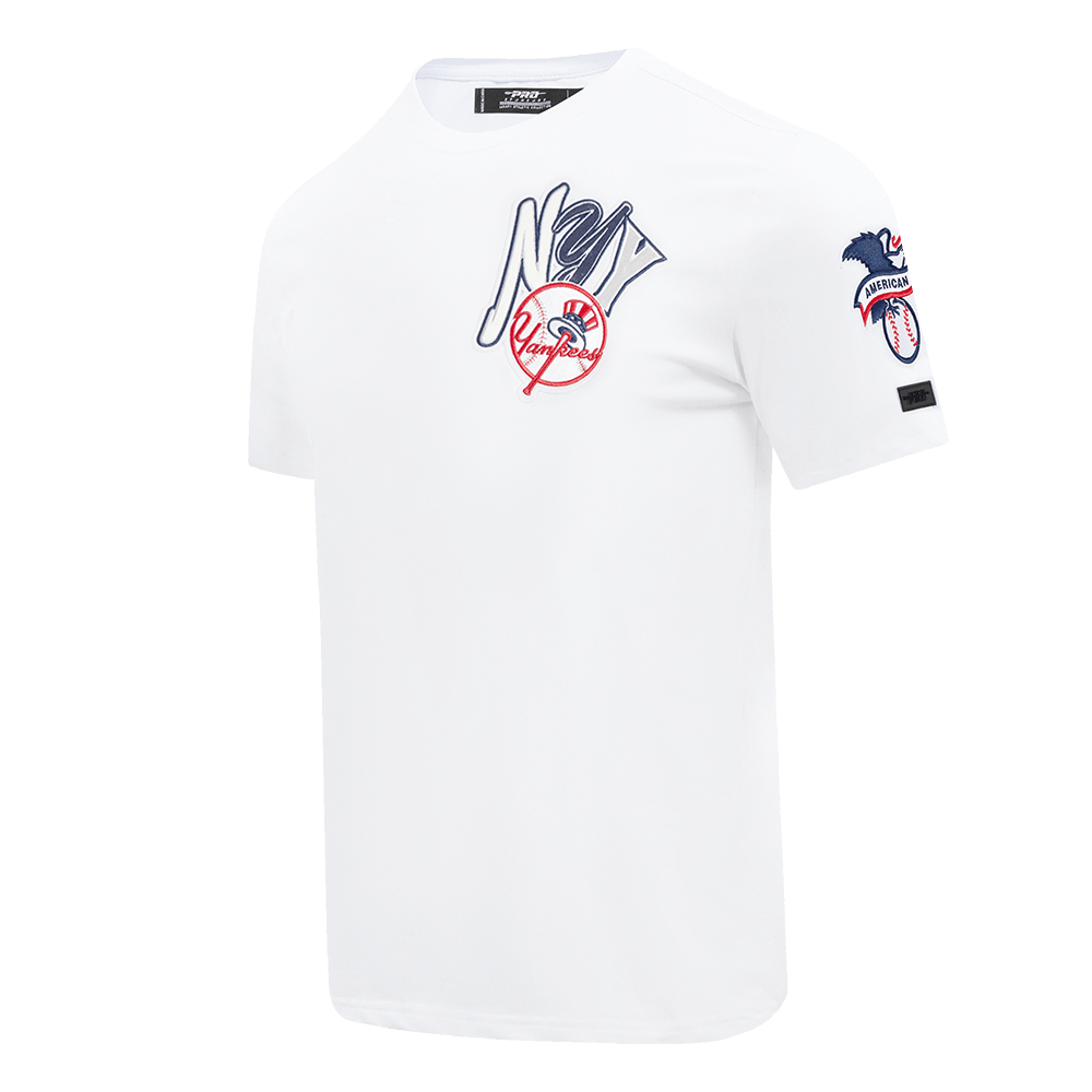 MLB NEW YORK YANKEES CITY RANSOM MEN'S SINGLE JERSEY TEE (WHITE)