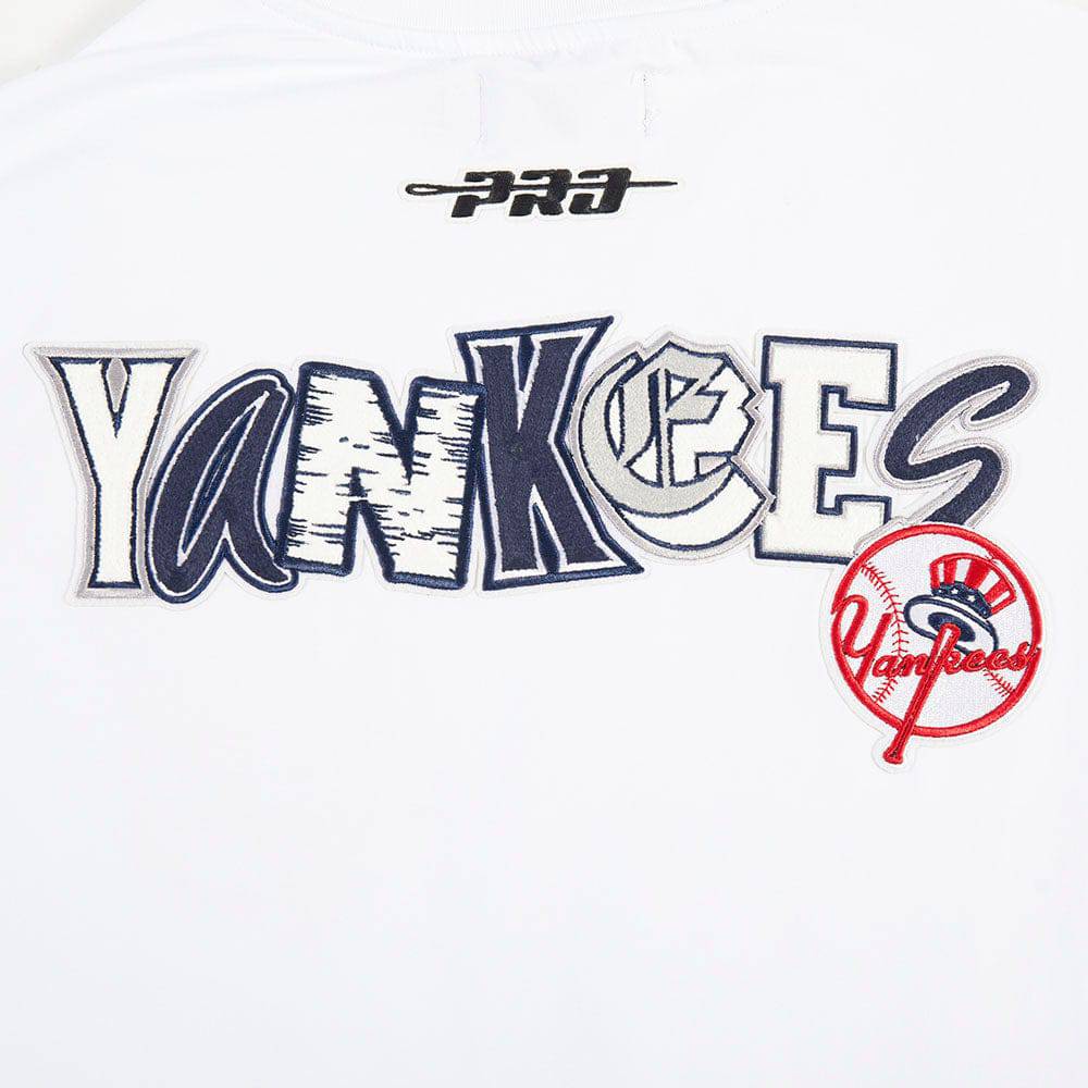 MLB NEW YORK YANKEES CITY RANSOM MEN'S SINGLE JERSEY TEE (WHITE)