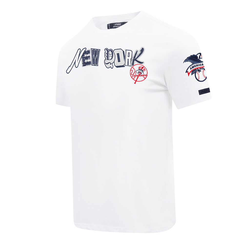 MLB NEW YORK YANKEES CITY RANSOM MEN'S SINGLE JERSEY TEE (WHITE)