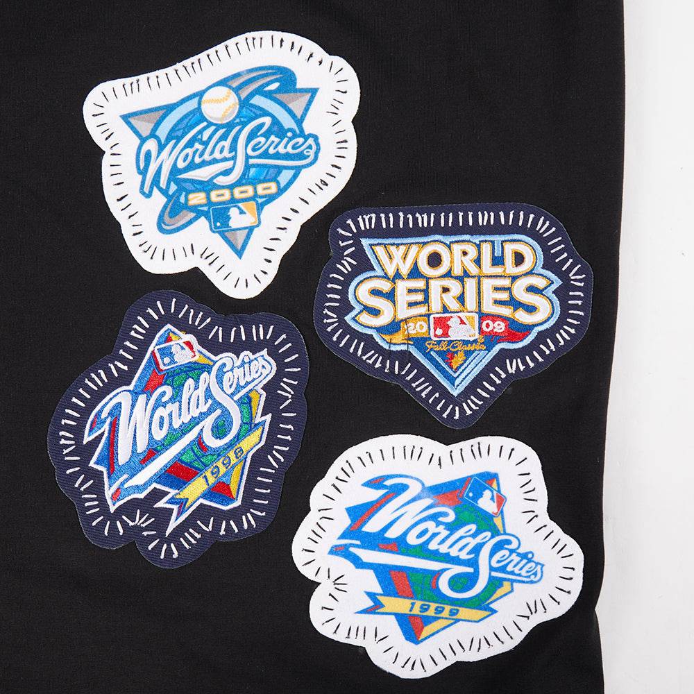 MLB NEW YORK YANKEES DIY PICK STITCH MEN'S SINGLE JERSEY TOP (BLACK)