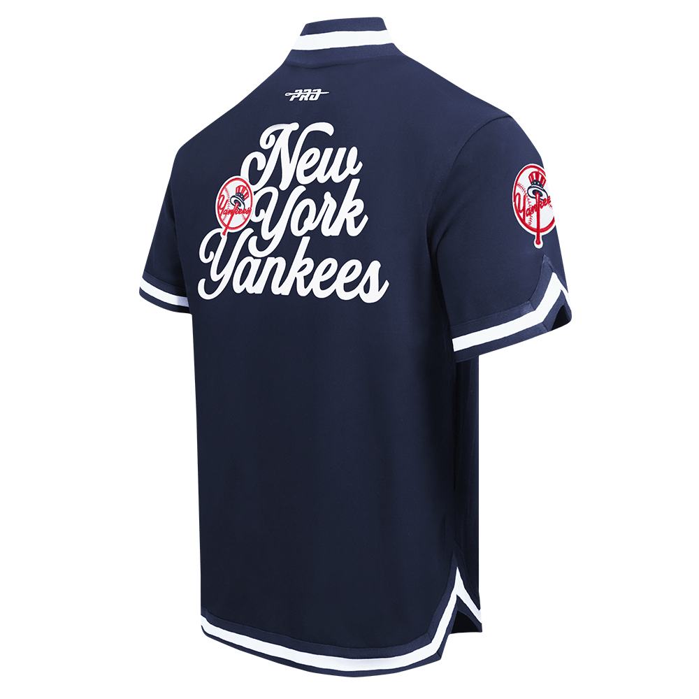CHAQUETA DE CALENTAMIENTO PARA HOMBRE MLB NEW YORK YANKEES SOUVENIR (AZUL MARINO MIDNIGHT)
