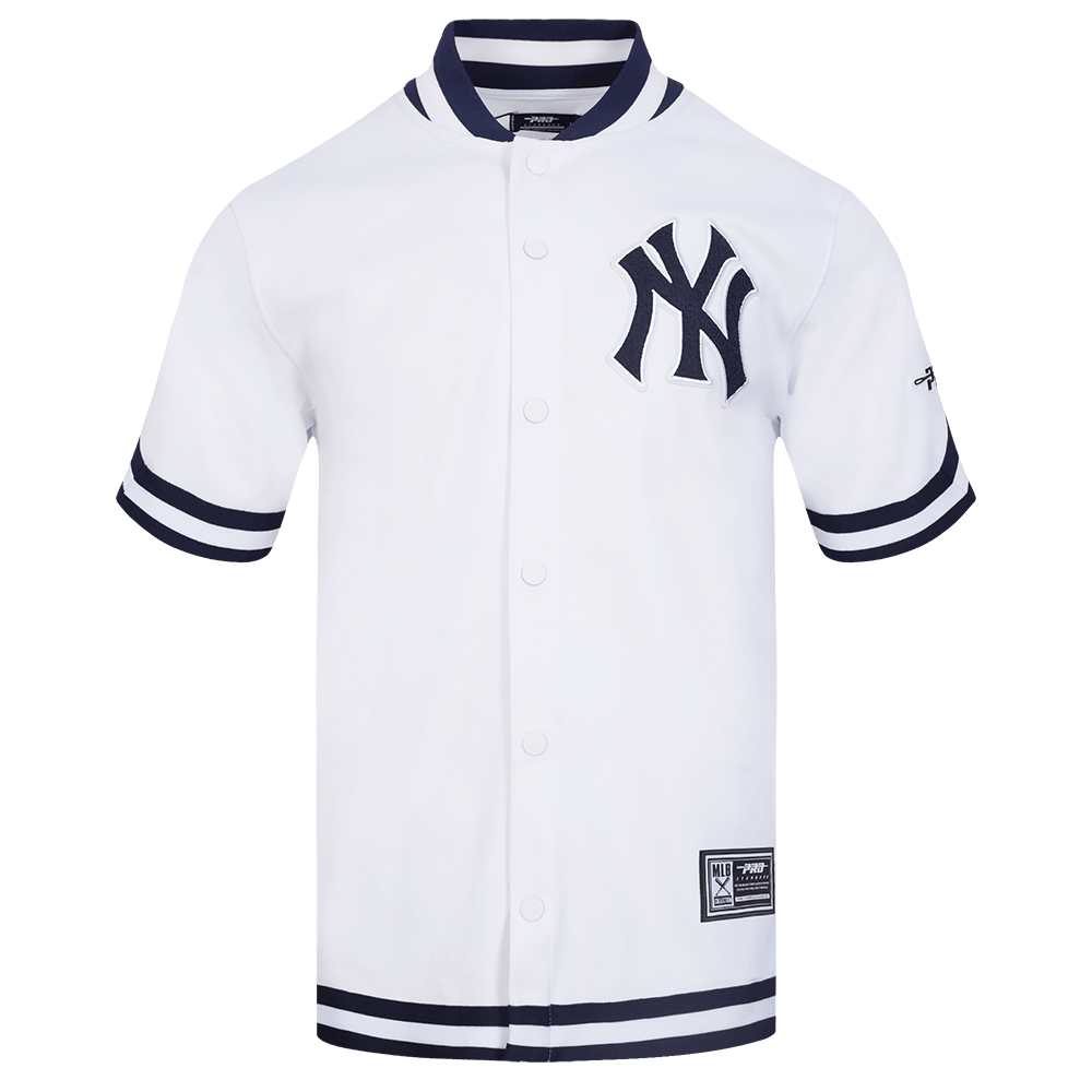 MLB NEW YORK YANKEES SOUVENIR MEN'S WARM UP JACKET (WHITE/MIDNIGHT NAVY)