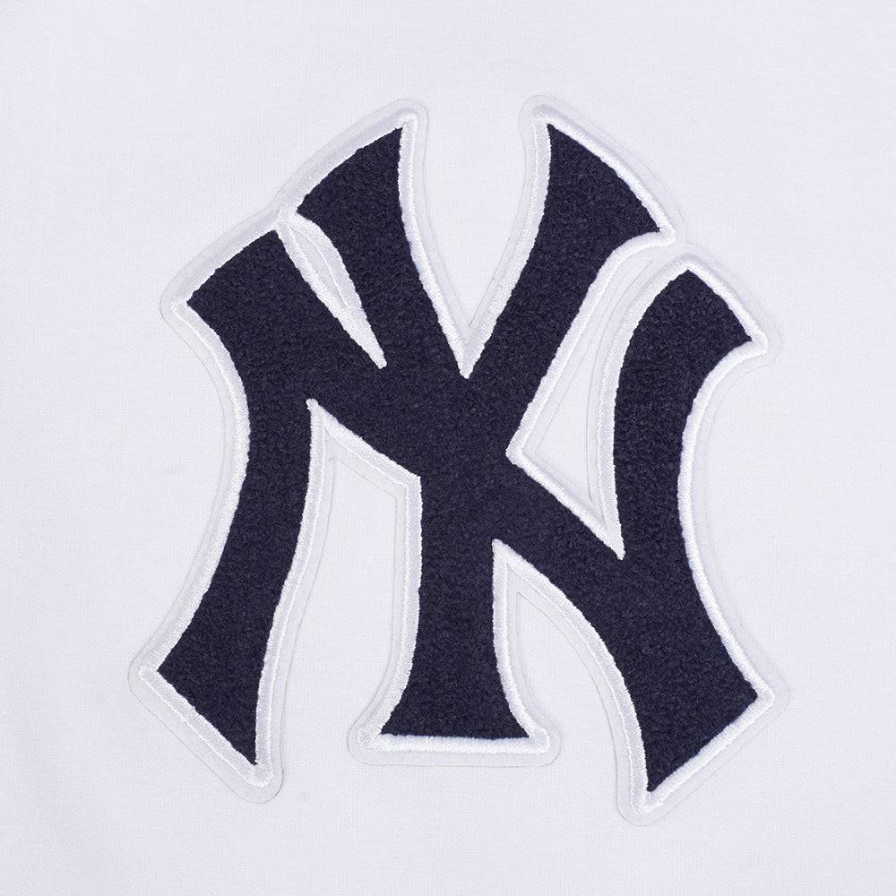 MLB NEW YORK YANKEES SOUVENIR MEN'S WARM UP JACKET (WHITE/MIDNIGHT NAVY)