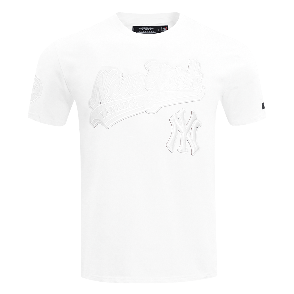 MLB NEW YORK YANKEES WHITE OUT MEN'S SINGLE JERSEY TOP (WHITE)