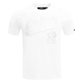 MLB NEW YORK YANKEES WHITE OUT MEN'S SINGLE JERSEY TOP (WHITE)