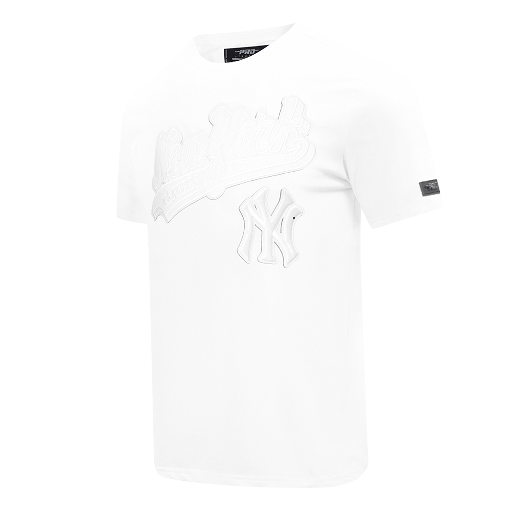 MLB NEW YORK YANKEES WHITE OUT MEN'S SINGLE JERSEY TOP (WHITE)