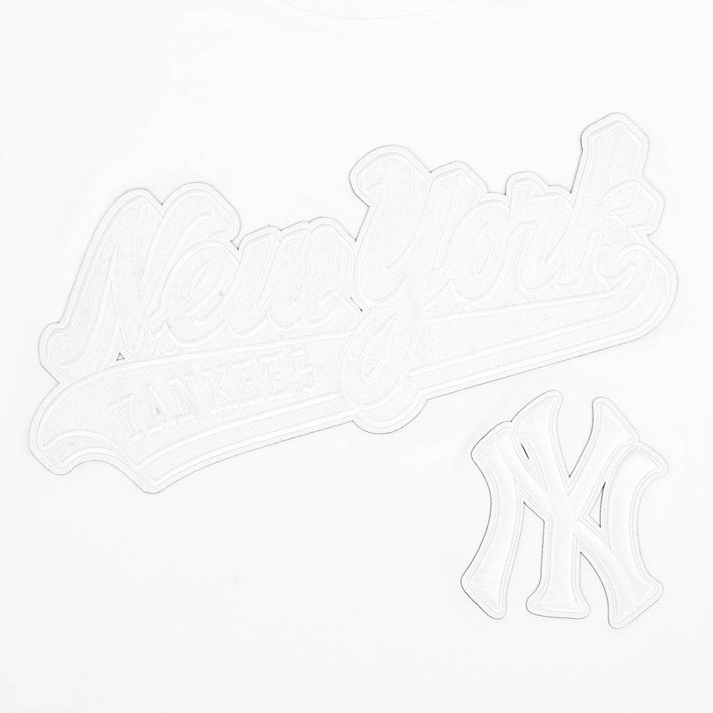 MLB NEW YORK YANKEES WHITE OUT MEN'S SINGLE JERSEY TOP (WHITE)
