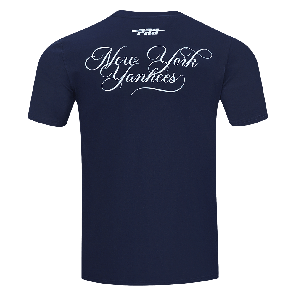 MLB NEW YORK YANKEES SUGAR SKULL MEN'S SINGLE JERSEY STRIPED TOP (MIDNIGHT NAVY)