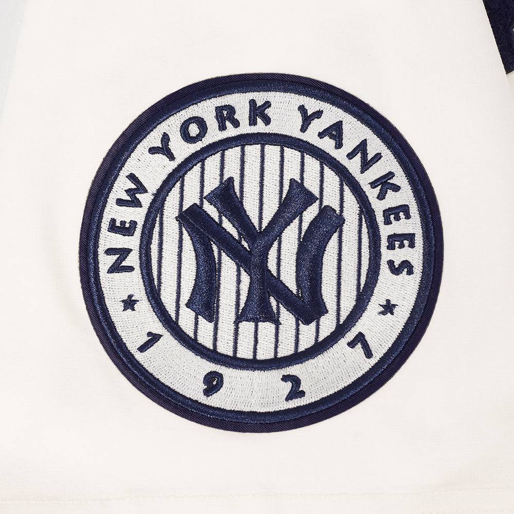 MLB NEW YORK YANKEES MODERN ORIGINALS MEN'S RINGER TEE (EGGSHELL/ MIDNIGHT NAVY)