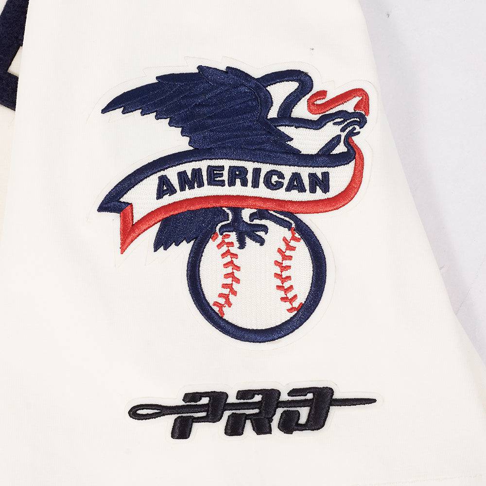 MLB NEW YORK YANKEES MODERN ORIGINALS MEN'S RINGER TEE (EGGSHELL/ MIDNIGHT NAVY)