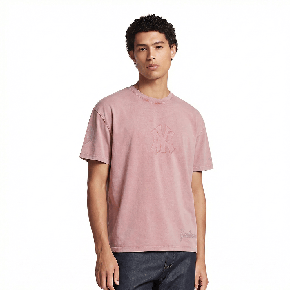 NEW YORK YANKEES WASHED CLASSIC MAUVE MEN'S CJ DROP SHOULDER ENZ (WASHED MAUVE)