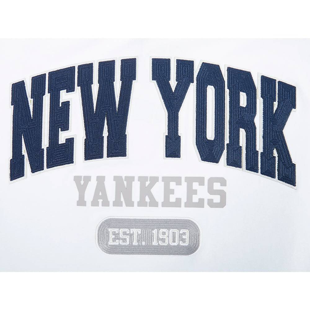 CAMISETA SJ PARA HOMBRE MLB NEW YORK YANKEES CITY ARCH (BLANCA)