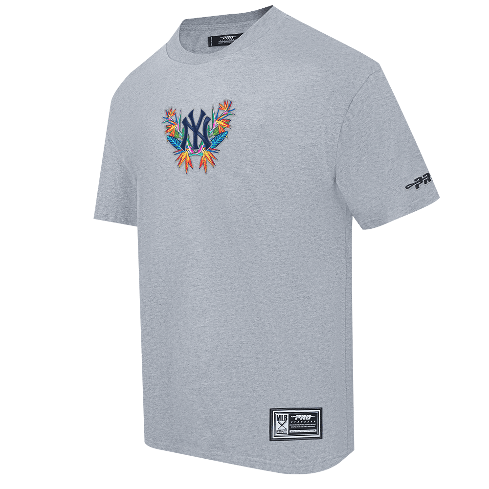 MLB NEW YORK YANKEES PARADISE MEN'S S/S TEE (DARK HEATHER GRAY)