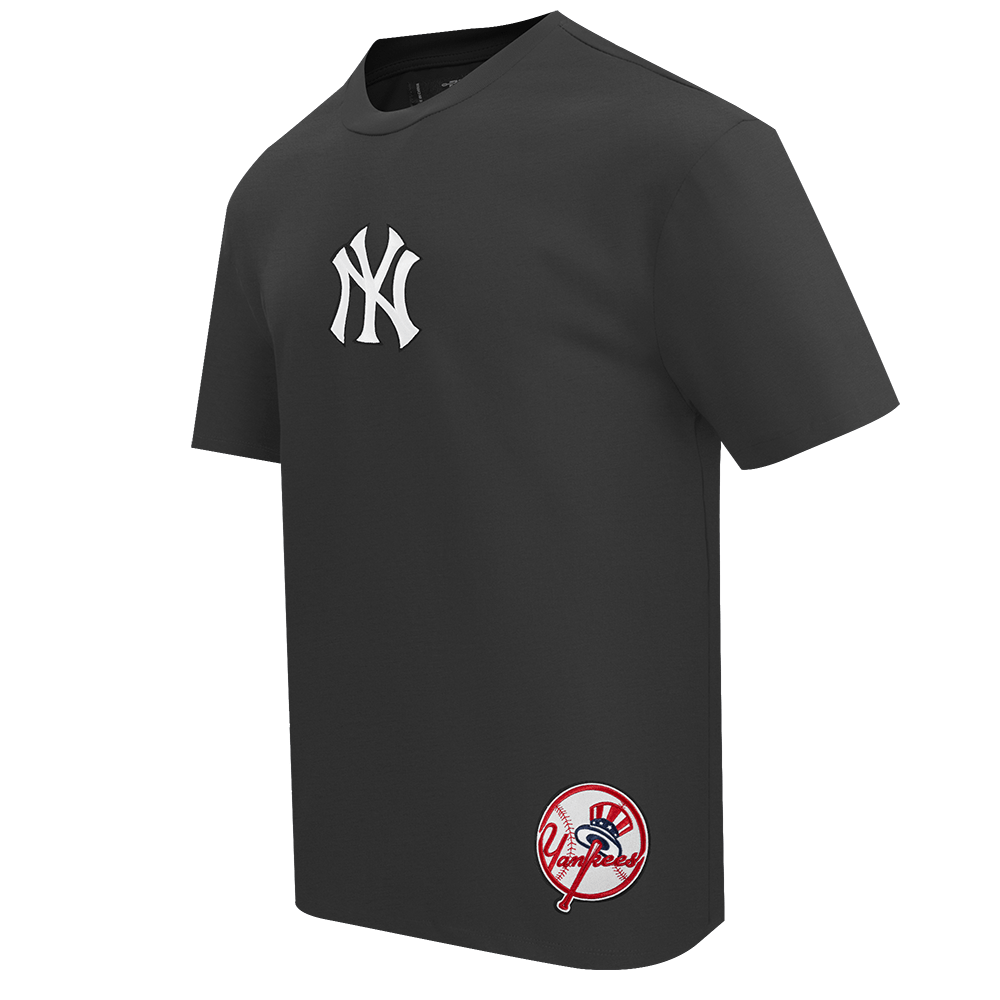 MLB NEW YORK YANKEES WINGSPAN MEN'S CJ DROP SHOULDER TEE (BLACK)