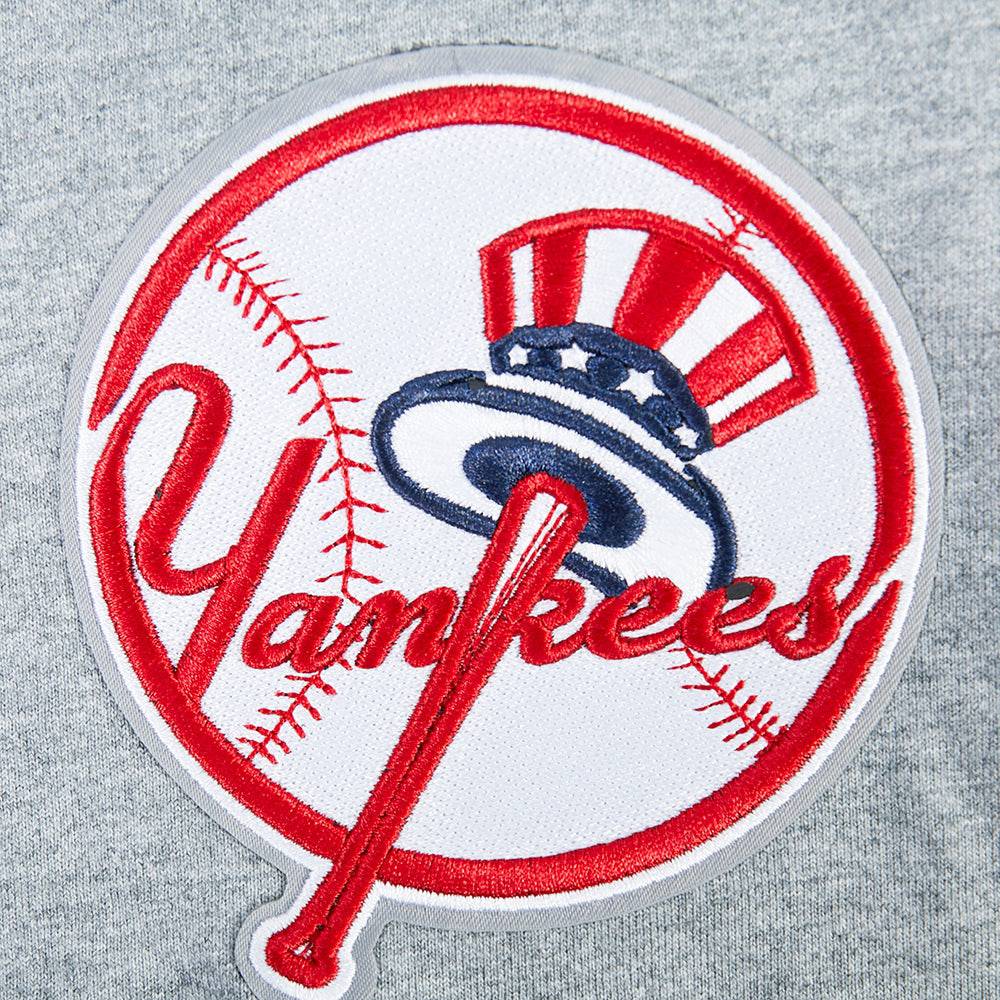 MLB NEW YORK YANKEES WINGSPAN MEN'S CJ DROP SHOULDER TEE (DARK HEATHER GRAY)