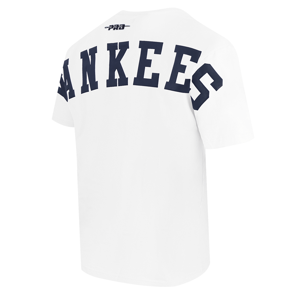 MLB NEW YORK YANKEES WINGSPAN MEN'S CJ DROP SHOULDER TEE (WHITE)