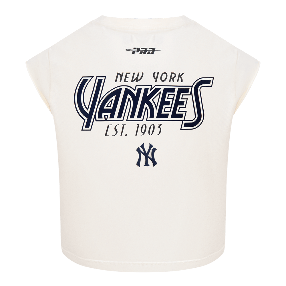 MLB NEW YORK YANKEES PARADISE MEN'S S/S TEE (EGGSHELL)