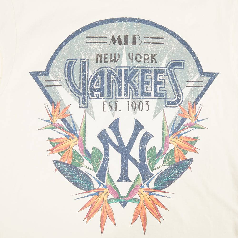MLB NEW YORK YANKEES PARADISE MEN'S S/S TEE (EGGSHELL)