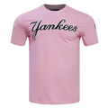 MLB NEW YORK YANKEES LOGO PRO TEAM MEN'S TOP (PINK)