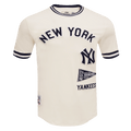 MLB NEW YORK YANKEES RETRO CLASSIC MEN'S TOP (EGGSHELL/ MIDNIGHT NAVY)