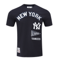 MLB NEW YORK YANKEES RETRO CLASSIC MEN'S STRIPED TOP (MIDNIGHT NAVY)