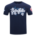 MLB NEW YORK YANKEES ROSES MEN'S TOP (MIDNIGHT NAVY)