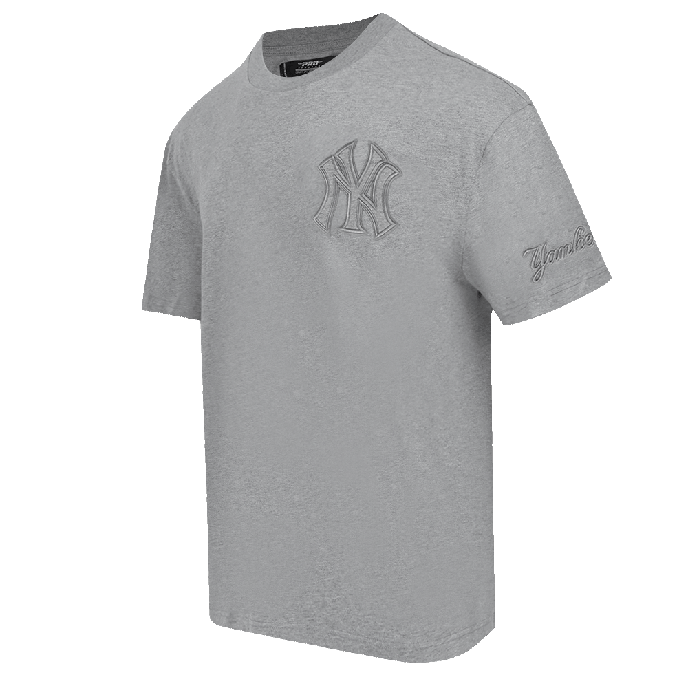 MLB NEW YORK YANKEES NEUTRAL MEN'S DROP SHOULDER TOP (DARK HEATHER GRAY)