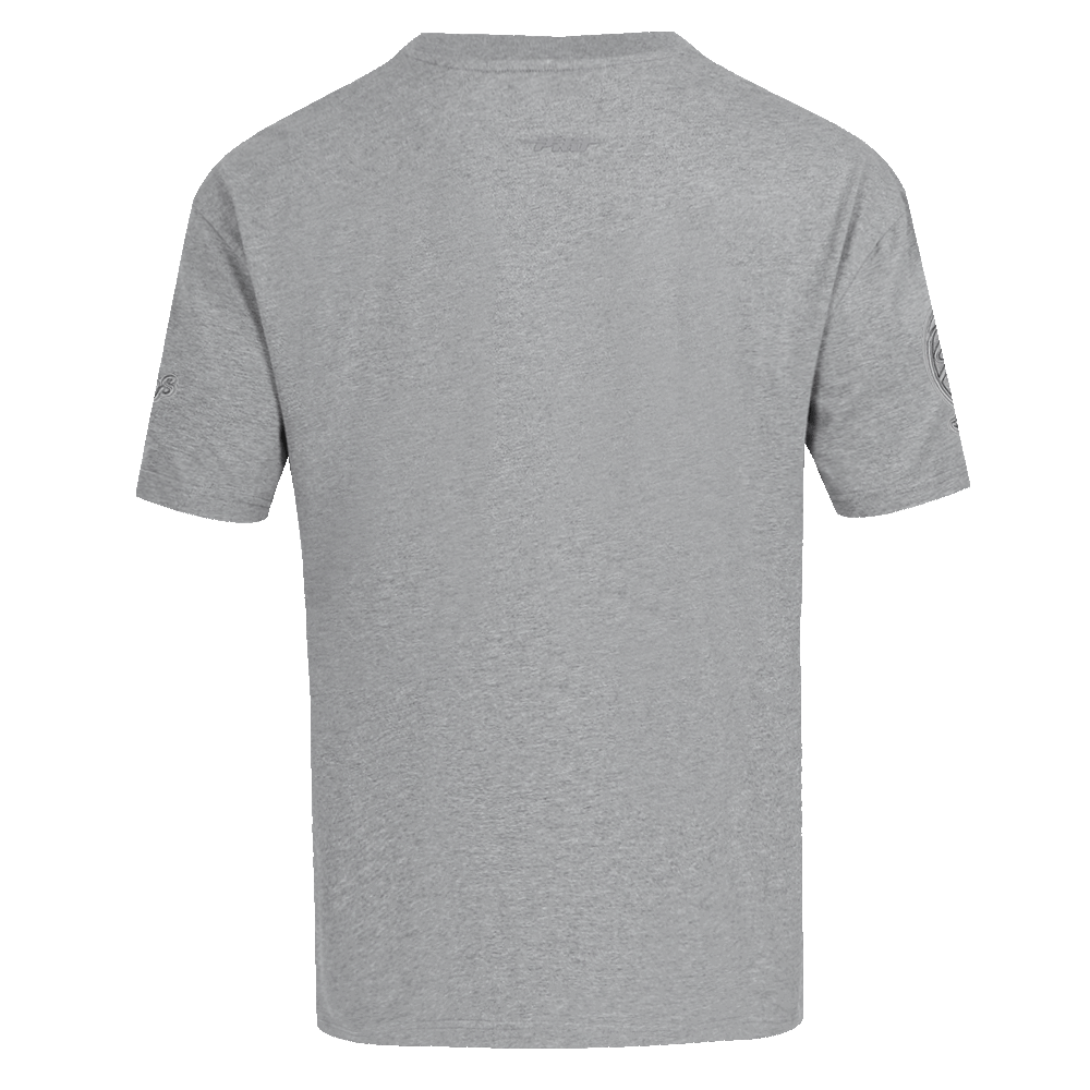 MLB NEW YORK YANKEES NEUTRAL MEN'S DROP SHOULDER TOP (DARK HEATHER GRAY)