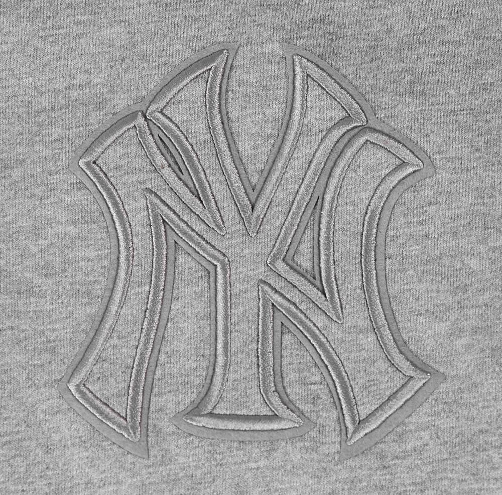 MLB NEW YORK YANKEES NEUTRAL MEN'S DROP SHOULDER TOP (DARK HEATHER GRAY)